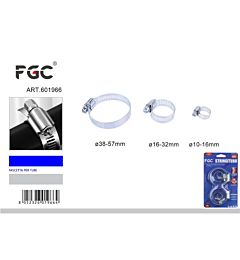 FGC Facetta Strungitubo 3 Misure - 6pzFgc