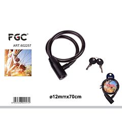 FGC - LUCCHETTO BICI CON CHIAVE - 12x700MM