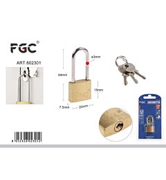 FGC Lucchetto Arco Lungo - 20x44mmFgc