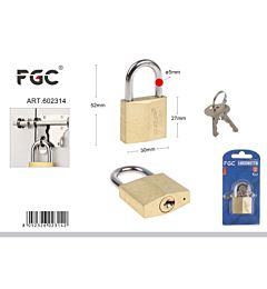 FGC Lucchetto Arco Corto - 30x52mmFgc