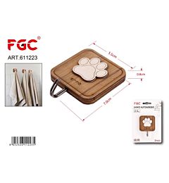 FGC Gancio Adesivo 5,5x7cm - Zampa