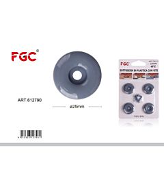 FGC Sottosedia con Vite Ø25mm - 4pzFgc