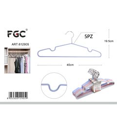 FGC Gruccia Appendiabiti Gommata - 5pzFgc
