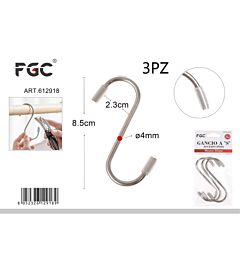 FGC Gancio "S" Multiuso 8,5cm - 3pz