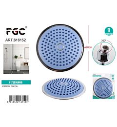SOFFIONE DOCCIA SNODATO - 20CMFgc