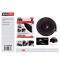 EMI GUARNIZIONE ADESICA AUTO - 13x18MM - 3 METRIEmi