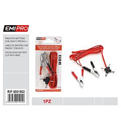 EMI PINZA PER BATTERIA CON CAVO + PRESAEmi