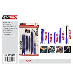 EMI Kit per Smontaggio Interni Auto - 5pz