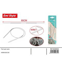 Emi Ferri da Maglia Circolari 80cm - 4mm