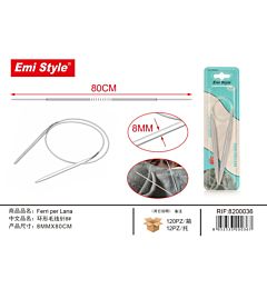 Emi Ferri da Maglia Circolari 80cm - 8mm