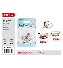 Emi Spilli Personalizzabili Ø15/20mm - 10pz