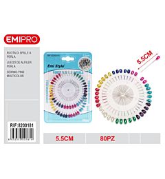 Emi Set Spilli da Sarta - 80pz