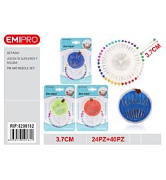 Emi Set Aghi e Spille da Cucito - 24+40pz