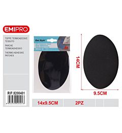 Emi Toppe Termoadesive - Nero