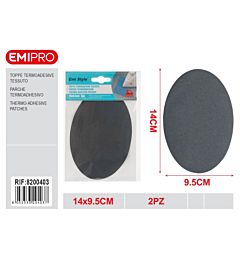 Emi Toppe Termoadesive - Grigio Piombo