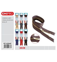 Emi Cerniera Lampo Oro Assortiti - 30cm