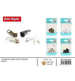 Emi Cursori Ricambo Cerniera 5# - 6pz
