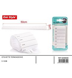 Emi Etichette Termoadesive - 5x5cm