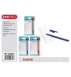 Emi Etichette Termoadesive + Penna