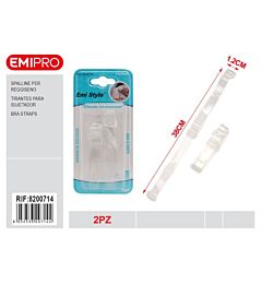 Emi Spalline per Reggiseno Trasparenti - 12mm/38cm