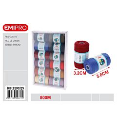 Emi Filo per Cucito 800m - Assortiti Scuri