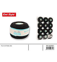 Emi Filo Cotone 20g - Nero