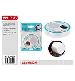 Emi Filo Elastico per Bijoux 0,6mm - 12m