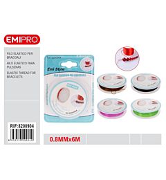 Emi Filo Elastico per Bijoux Mix 0,8mm - 6m