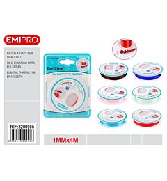 Emi Filo Elastico per Bijoux Mix 1mm - 4m