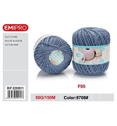Emi Filo Cotone 50g - Grigio Blu 8708#