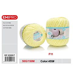 Emi Filo Cotone 50g - Giallo Brillante 455#