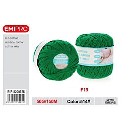 Emi Filo Cotone 50g - Verde Smeraldo 514#