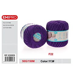 Emi Filo Cotone 50g - Viola 113#