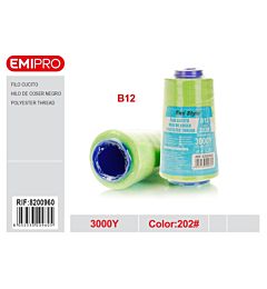 Emi Filo per Cucito 3000Y - Verde Chiaro 202#Emi