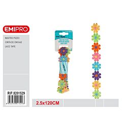 EMI Nastro di Pizzo Art.821529 - 2,5x120cm