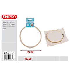 Emi Telaio da ricamo Tondo - Ø15cmEmi