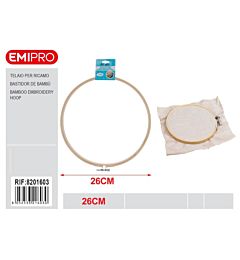 Emi Telaio da ricamo Tondo - 26cmEmi