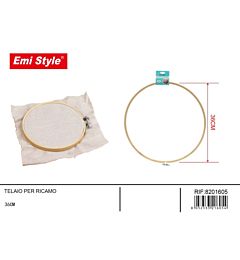 Emi Telaio da ricamo Tondo - Ø36cmEmi