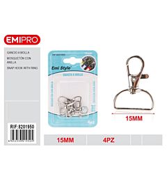 Emi Gancio a Molla 15cm - 4pz
