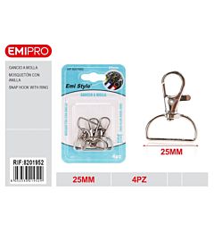 Emi Gancio a Molla 25cm - 4pz