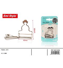 Emi Fermaglio Salopette 40x50mm - 2pzEmi