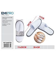 EMI Pantofole da Viaggio Uomo - 29x11cm