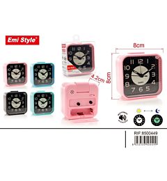 EMI SVEGLIA QUADRATA FLUO - COLOR