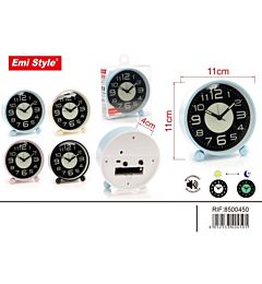 EMI SVEGLIA ROTONDA FLUO - D.11CM