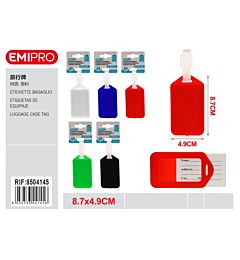 EMI ETICHETTE BAGAGLIO 8.7*4.9CM