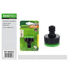 EMI Connettore Rubinetto da Giardino 1"-3/4"Emi