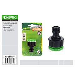 EMI Connettore Rubinetto da Giardino 1/2"-3/4"Emi