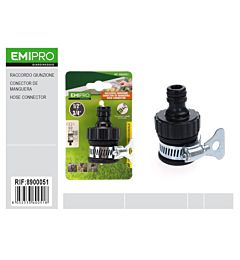 EMI Connettore Rubinetto con Fascetta 1/2"-3/4"Emi