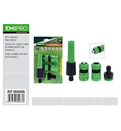 Set Irrigazione Lancia & Raccordo 1/2" - 4pzEmi