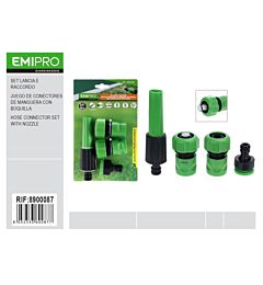 Set Irrigazione Lancia & Raccordo 3/4" - 4pzEmi